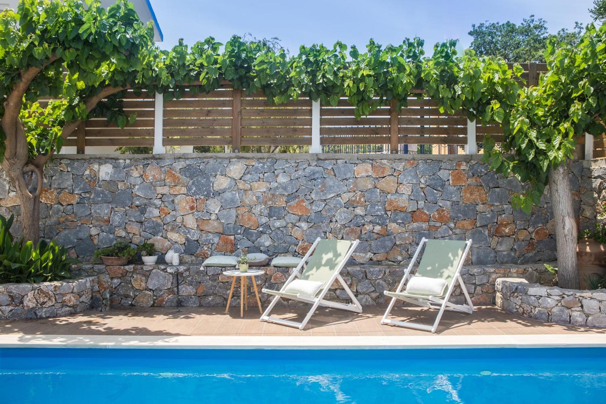 Pelagias Villa Paralia Kourna Exteriér fotografie